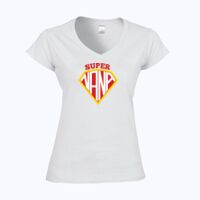 Softstyle™ women's v-neck t-shirt Thumbnail