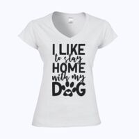 Softstyle™ women's v-neck t-shirt Thumbnail