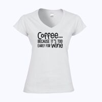 Softstyle™ women's v-neck t-shirt Thumbnail