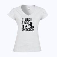 Softstyle™ women's v-neck t-shirt Thumbnail