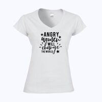 Softstyle™ women's v-neck t-shirt Thumbnail