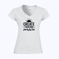 Softstyle™ women's v-neck t-shirt Thumbnail