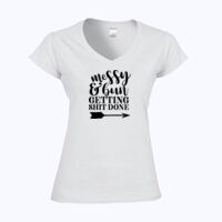 Softstyle™ women's v-neck t-shirt Thumbnail