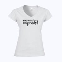 Softstyle™ women's v-neck t-shirt Thumbnail
