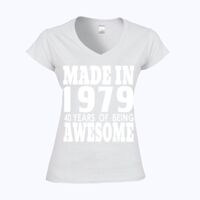 Softstyle™ women's v-neck t-shirt Thumbnail