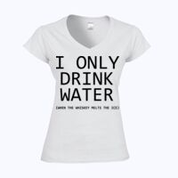 Softstyle™ women's v-neck t-shirt Thumbnail