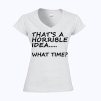Softstyle™ women's v-neck t-shirt Thumbnail