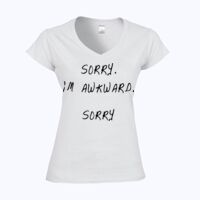 Softstyle™ women's v-neck t-shirt Thumbnail