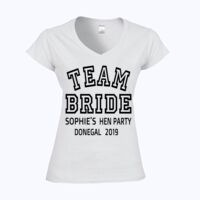 Softstyle™ women's v-neck t-shirt Thumbnail