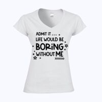 Softstyle™ women's v-neck t-shirt Thumbnail
