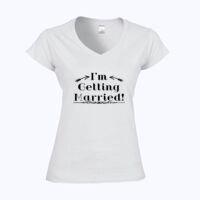 Softstyle™ women's v-neck t-shirt Thumbnail