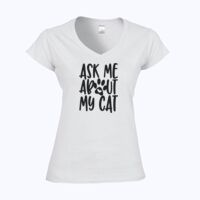 Softstyle™ women's v-neck t-shirt Thumbnail