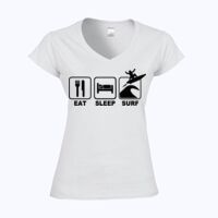 Softstyle™ women's v-neck t-shirt Thumbnail