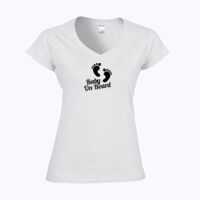 Softstyle™ women's v-neck t-shirt Thumbnail