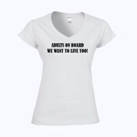 Softstyle™ women's v-neck t-shirt Thumbnail