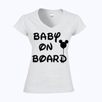 Softstyle™ women's v-neck t-shirt Thumbnail