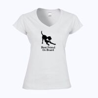 Softstyle™ women's v-neck t-shirt Thumbnail