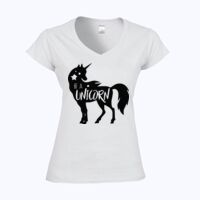 Softstyle™ women's v-neck t-shirt Thumbnail
