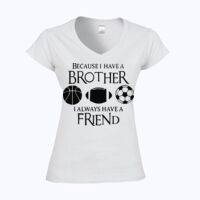 Softstyle™ women's v-neck t-shirt Thumbnail