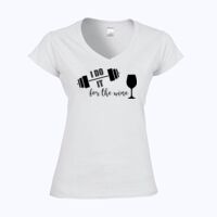 Softstyle™ women's v-neck t-shirt Thumbnail