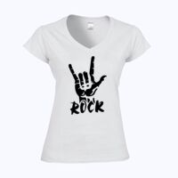 Softstyle™ women's v-neck t-shirt Thumbnail