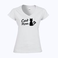 Softstyle™ women's v-neck t-shirt Thumbnail