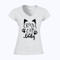 Softstyle™ women's v-neck t-shirt Thumbnail