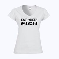 Softstyle™ women's v-neck t-shirt Thumbnail