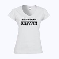 Softstyle™ women's v-neck t-shirt Thumbnail