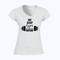 Softstyle™ women's v-neck t-shirt Thumbnail