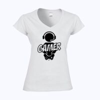 Softstyle™ women's v-neck t-shirt Thumbnail