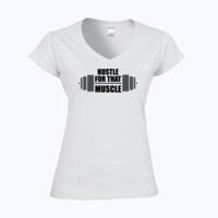 Softstyle™ women's v-neck t-shirt Thumbnail