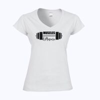 Softstyle™ women's v-neck t-shirt Thumbnail