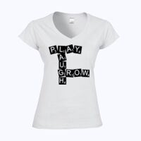 Softstyle™ women's v-neck t-shirt Thumbnail