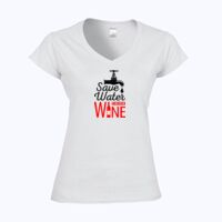 Softstyle™ women's v-neck t-shirt Thumbnail