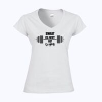 Softstyle™ women's v-neck t-shirt Thumbnail