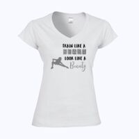 Softstyle™ women's v-neck t-shirt Thumbnail