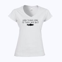 Softstyle™ women's v-neck t-shirt Thumbnail