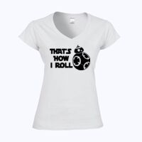 Softstyle™ women's v-neck t-shirt Thumbnail