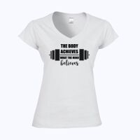 Softstyle™ women's v-neck t-shirt Thumbnail