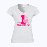 Softstyle™ women's v-neck t-shirt Thumbnail