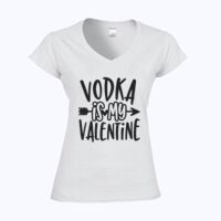 Softstyle™ women's v-neck t-shirt Thumbnail