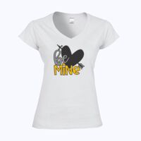 Softstyle™ women's v-neck t-shirt Thumbnail