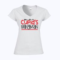 Softstyle™ women's v-neck t-shirt Thumbnail