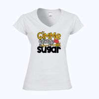 Softstyle™ women's v-neck t-shirt Thumbnail
