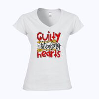 Softstyle™ women's v-neck t-shirt Thumbnail