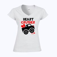 Softstyle™ women's v-neck t-shirt Thumbnail
