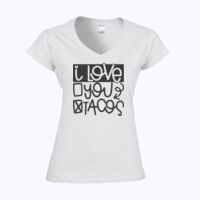 Softstyle™ women's v-neck t-shirt Thumbnail