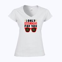 Softstyle™ women's v-neck t-shirt Thumbnail