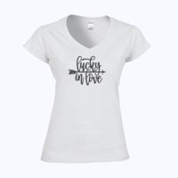 Softstyle™ women's v-neck t-shirt Thumbnail